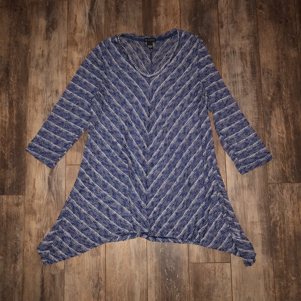 Navy striped sweater